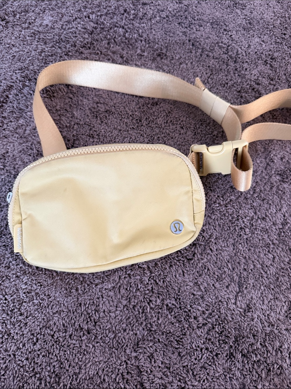 lululemon athletica yellow Belt Bag